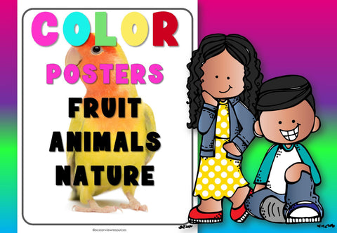 COLOUR Posters - nature and the world around us