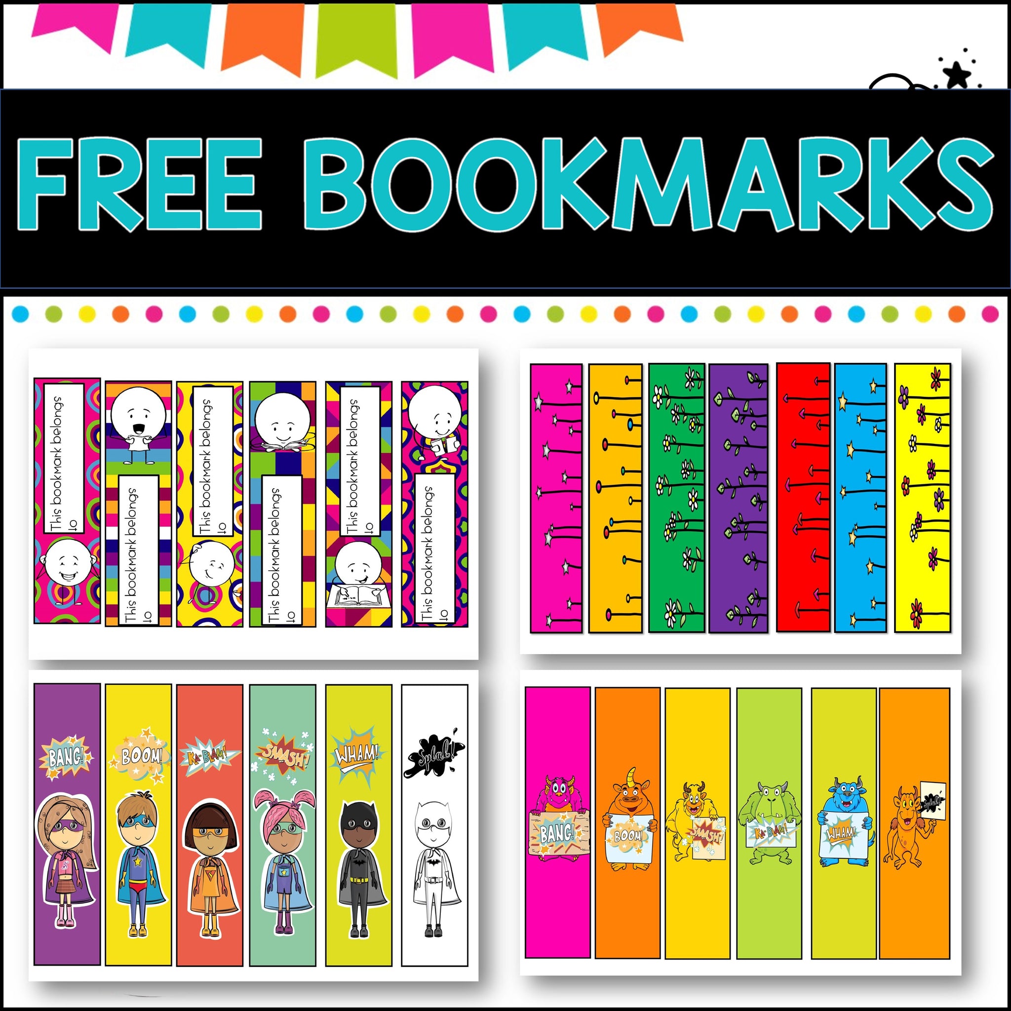 FREE fun, bookmarks