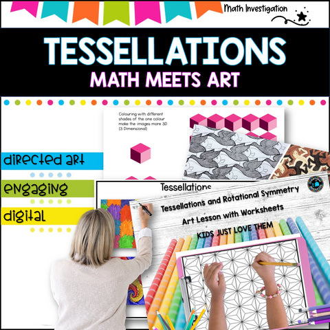 Tessellations- Maths meets Art- Fun Activity #TPTSALESrus