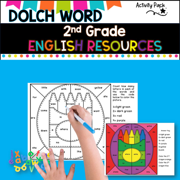 DOLCH WORDS I SIGHT WORDS I Activity Pack - Grade 2