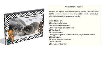Math logic games and brain teasers - deductive reasoning pack(Animals)