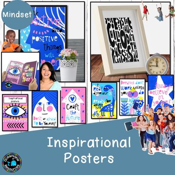 Inspiration Posters to Motivate Students and build a Positive Mindset