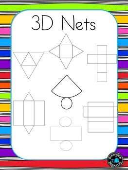 2D, 3D and Alphabet Posters - Rainbow Striped Design