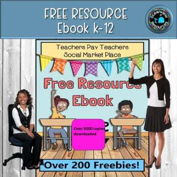 Best of Teachers Pay Teachers Marketplace EBook -200 FREEBIES (Back to school )