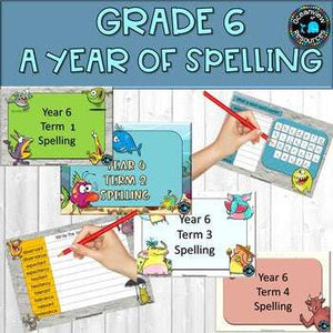 A YEAR OF SPELLING FOR GRADE 6