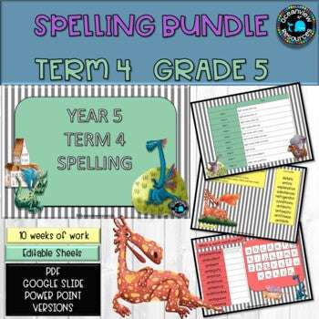 A YEAR OF SPELLING FOR GRADE 5