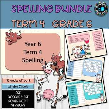 A YEAR OF SPELLING FOR GRADE 6