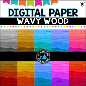 - Wavy wood-like seamless pattern