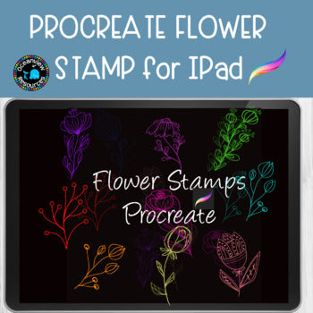 Procreate flower stamps