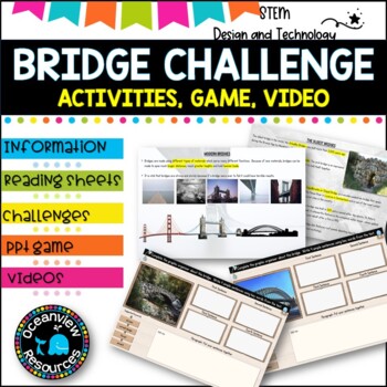 BRIDGE STEM l easy prep activity l report writing ,video stimulus and quiz